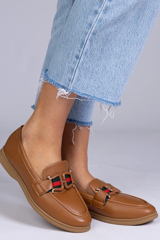 Mocassins couleur sable en simili...