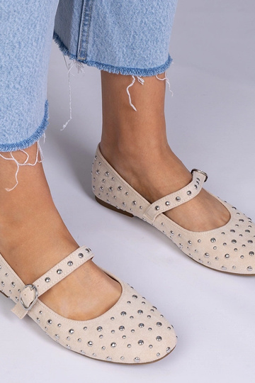 Ballerines couleur sable...
