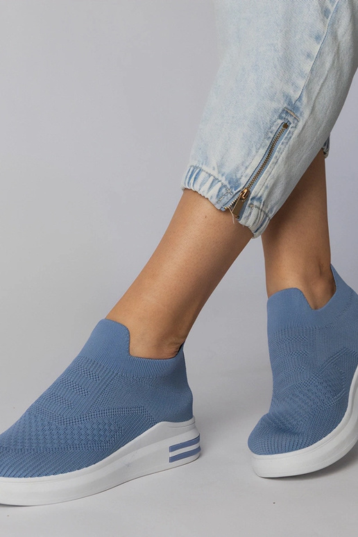 Blauwe instapschoenen, „Merinsa"