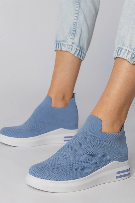 Blauwe instapschoenen, „Merinsa"