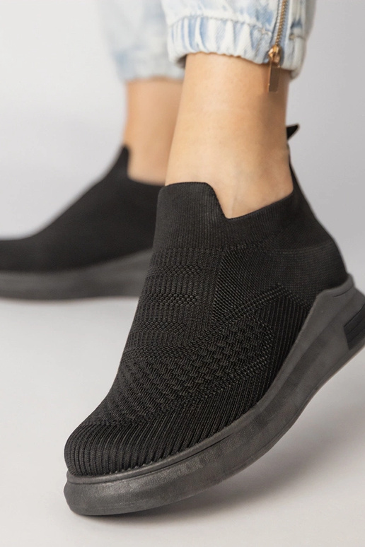 Mocassins ajourés bruns en simili...