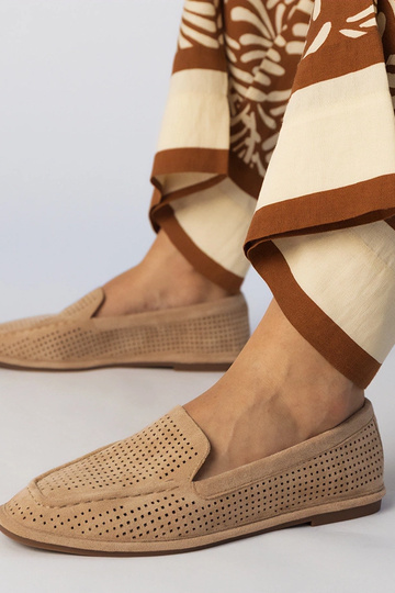 Mocassins ajourés couleur...