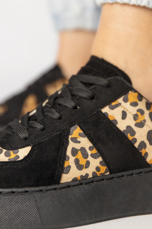 Zwarte dames sportschoenen met...