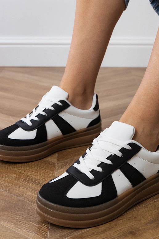 Baskets noires pour femmes à...