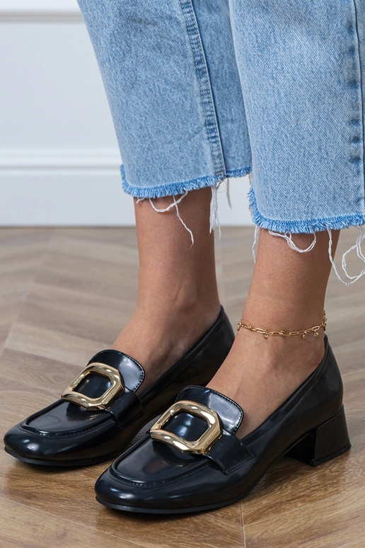 Chaussures à mi-hauteur noires pour...