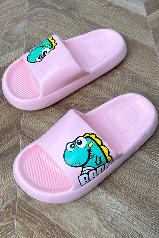 Claquettes roses pour enfants avec... Claquettes roses pour enfants avec...