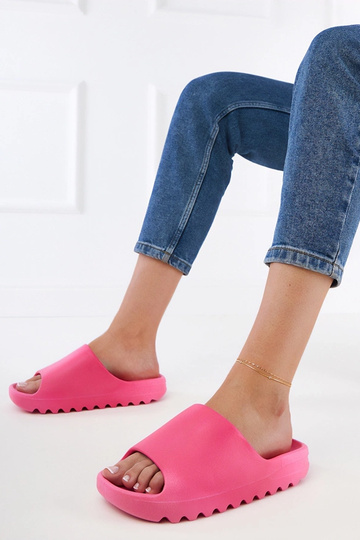 Sandales en caoutchouc roses pour femmes Papitos