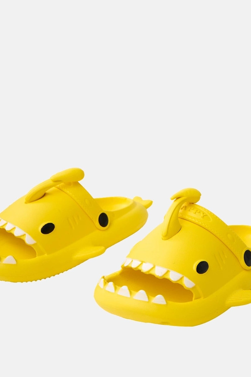 Chaussons pour enfants jaunes avec... Chaussons pour enfants jaunes avec...