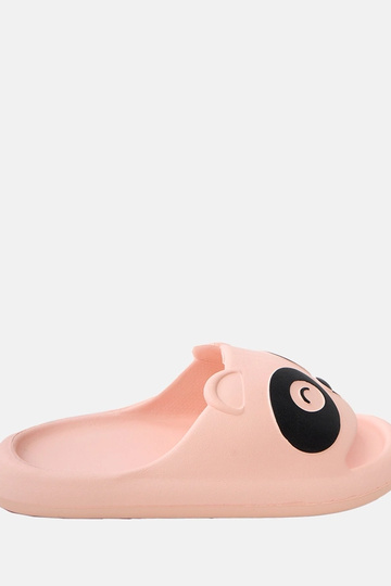 Rosa Kinder-Slipper mit Panda-Motiven Ketti