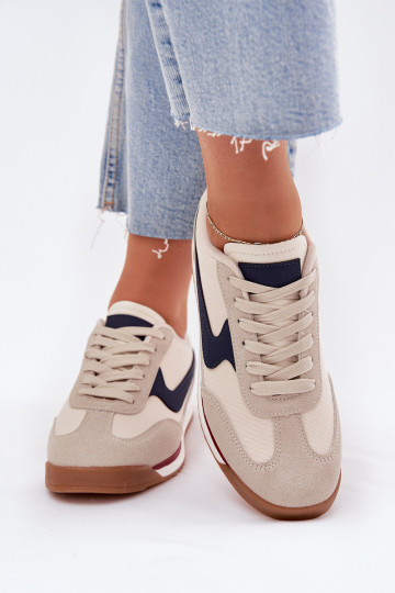 baskets Chaussures modèle baskets Féminin beige Zerina