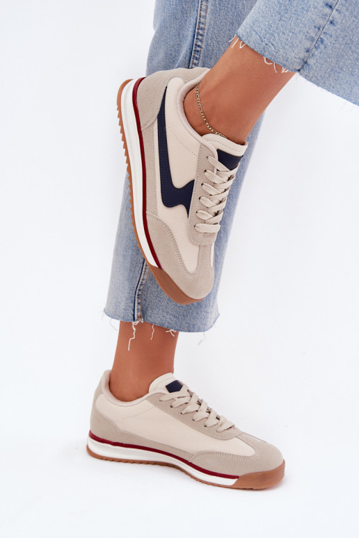 sportschoenen Sneakers model schoenen Dames beige Zerina