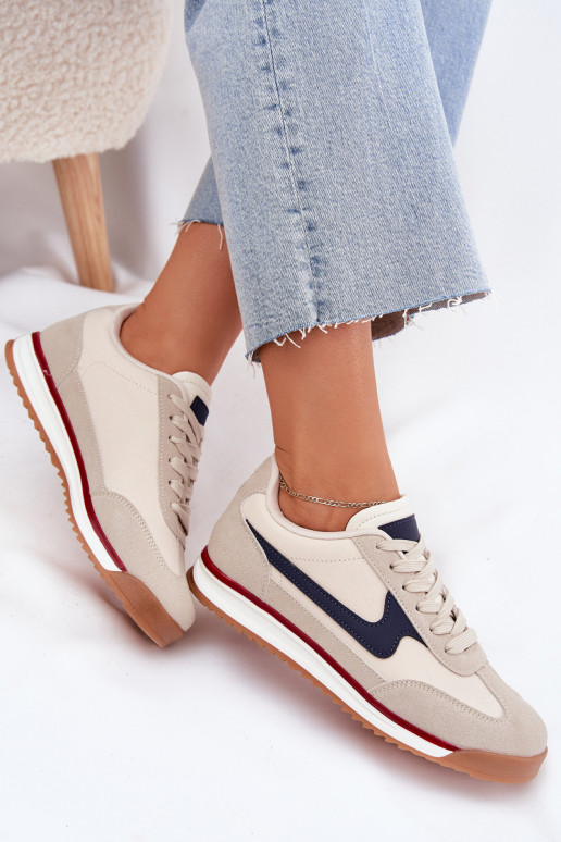 baskets Chaussures modèle baskets Féminin beige Zerina baskets Chaussures modèle baskets Féminin beige Zerina