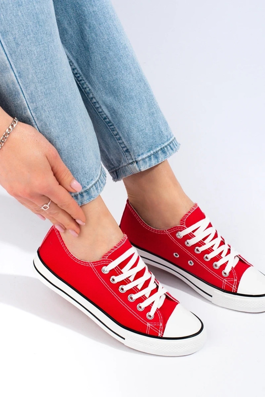 Damesschoenen Shelovet rode kleur