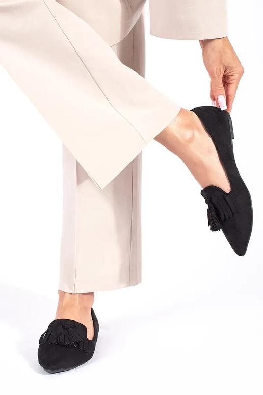 Mocassins met kwastjes