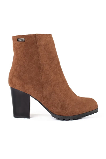 Bottines marron avec talons