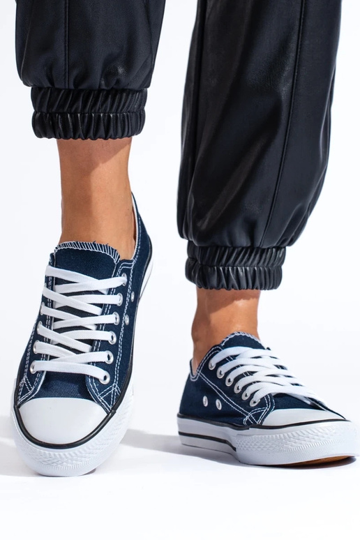 Klassiek model blauwe schoenen Shelovet