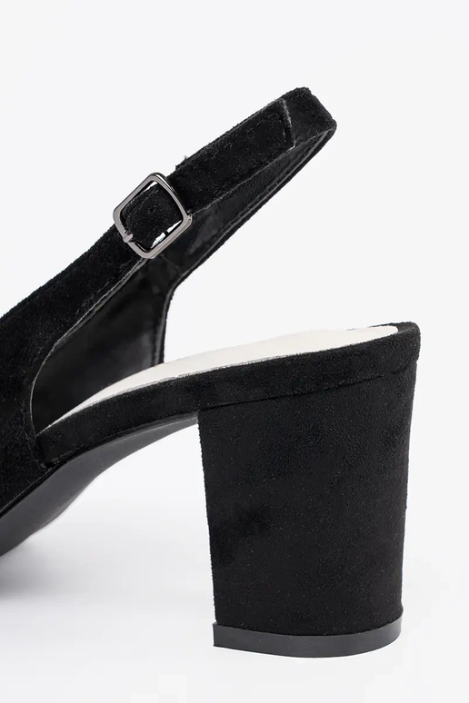 suède sandalen met hakken