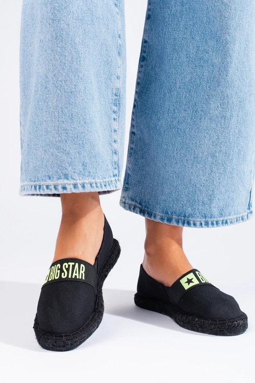 espadrilles noires BIG STAR HH274473