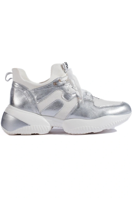 Shelovet couleur argent baskets... Shelovet couleur argent baskets...