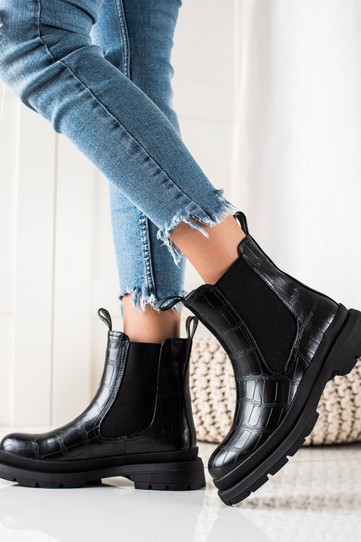 bottines chelsea noires