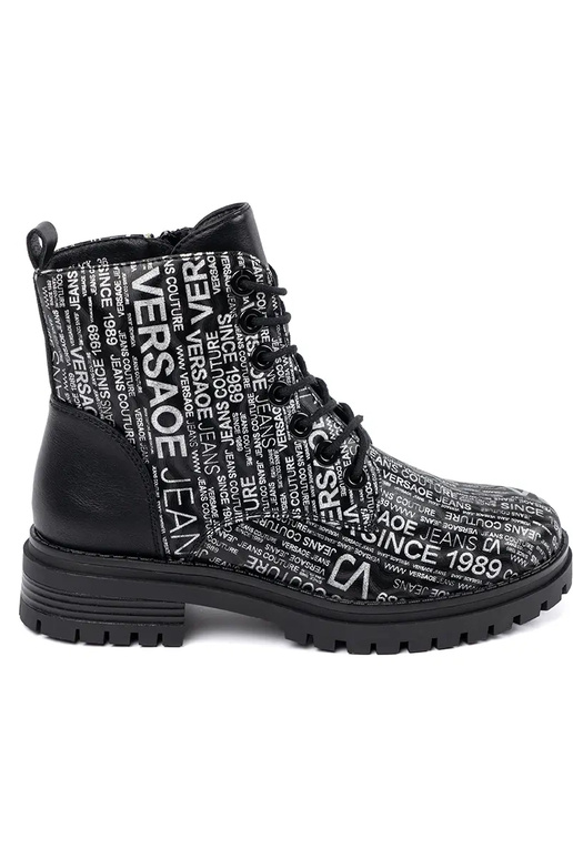 Stiefel mit Aufdruck für Damen in... Stiefel mit Aufdruck für Damen in...