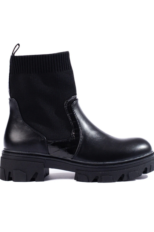 Damenstiefelette mit flexiblem...