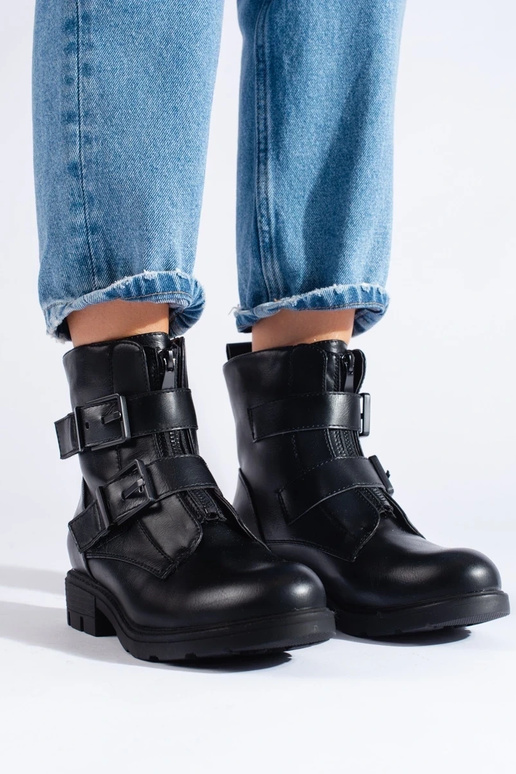 bottes noires pour femmes avec...