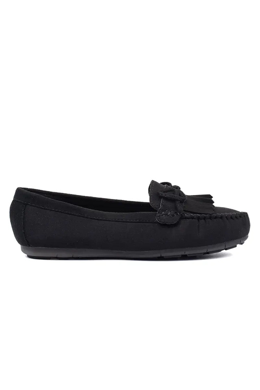 Mocassins Shelovet avec ruban en noir