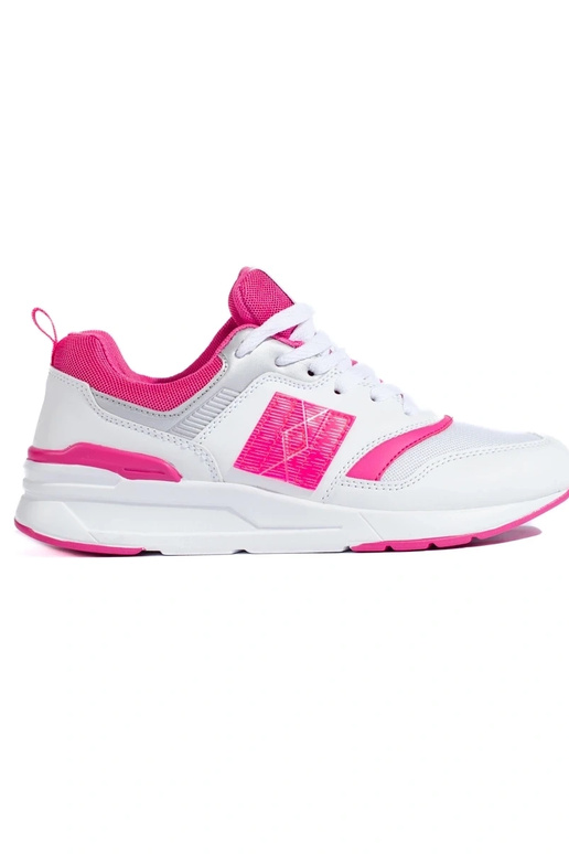 Sportschoenen Shelovet wit-roze kleur Sportschoenen Shelovet wit-roze kleur