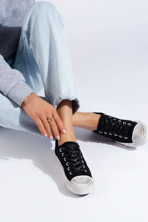 Damenschuhe Big Star JJ274354 schwarz