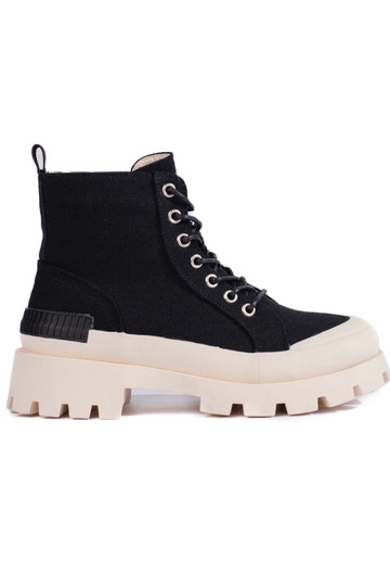 Stiefel mit Plateau Damen...