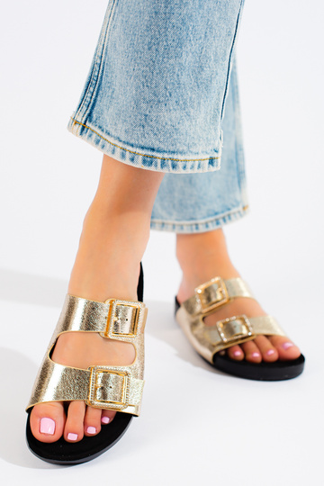 Gouden slippers met... 2