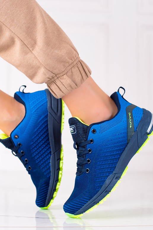 chaussures de sport bleues DK chaussures de sport bleues DK