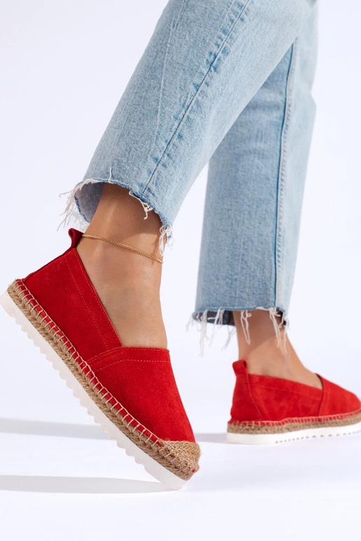 Espadrilles à plateforme de T. Sokolski en rouge