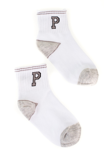 Socken Shelovet weiß grau