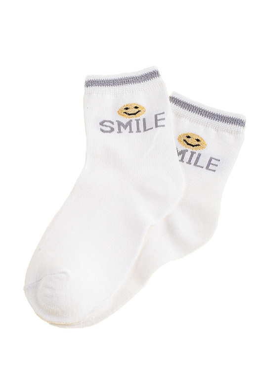 Socken Shelovet weiße Farbe Smile Socken Shelovet weiße Farbe Smile