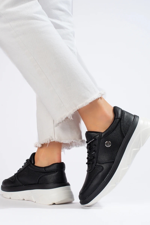 Schwarze Sportschuhe von Vinceza mit...