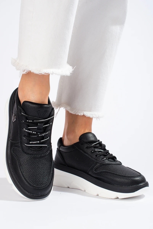 chaussures de sport noires Vinceza...