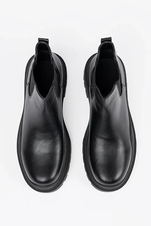 Bottines noires femmes à plateforme