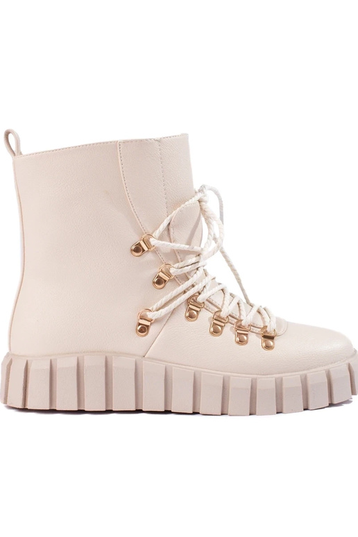 beige geïsoleerde damesschoenen met...