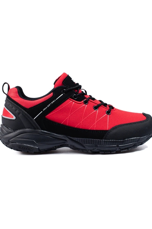 rouge Chaussures de trekking homme DK...