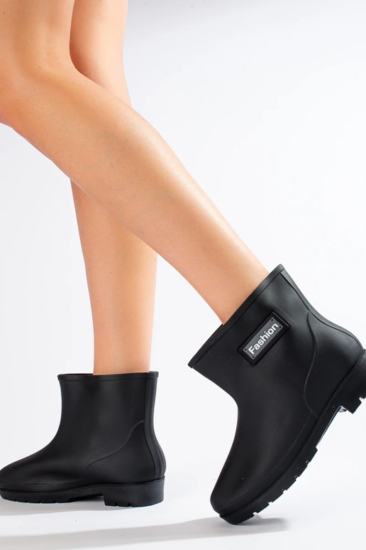 Gummischuhe Shelovet schwarze Farbe