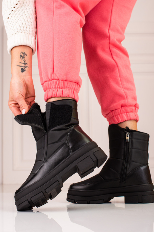 bottes de neige femme noir Velcro... bottes de neige femme noir Velcro...