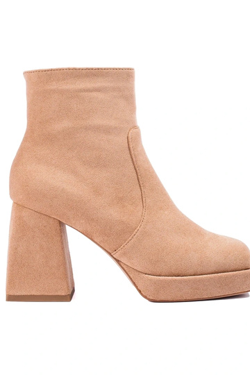 Damenstiefel mit breiter...