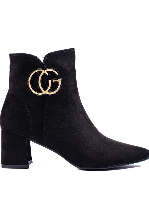 Damen-Stiefeletten mit V-Ausschnitt...