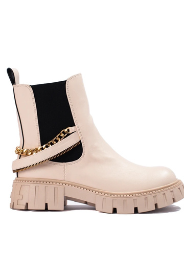 beige Chaussures femme avec...