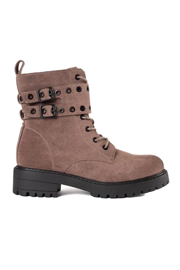 bottines femme à lacets...