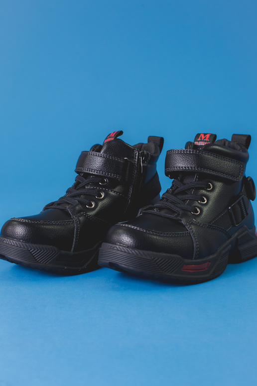 Bottes noires pour garçons