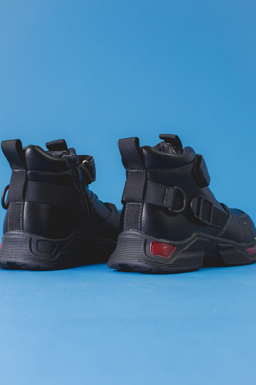 Bottes noires pour garçons