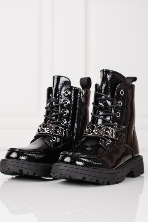 schwarze Schnürschuhe für Mädchen schwarze Schnürschuhe für Mädchen